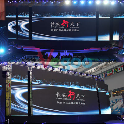Chine Lampe 1R1G1B/SMD2121 noire menée commerciale de location légère d'écrans d'affichage à LED de P4 fournisseur
