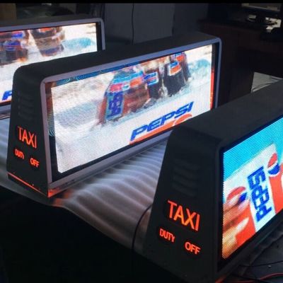 Chine Signes de publicité polychromes extérieurs adaptés aux besoins du client de dessus du taxi P5 9500K - 11500K fournisseur