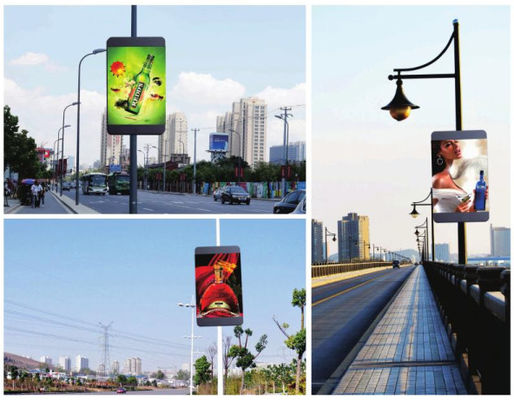 Chine Écrans extérieurs polychromes de la publicité de Digital de panneau d'affichage d'affichage à LED de Polonais de rue de P5mm fournisseur