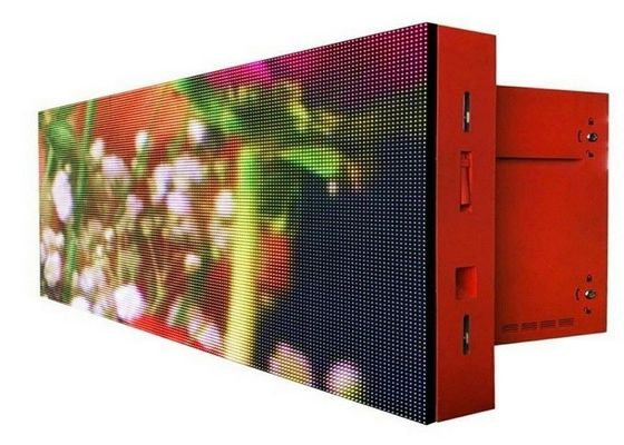 Chine Cabinet noir gris rouge adapté aux besoins du client par Size160x160mm extérieur mené de fer du module P5 de conseil de publicité fournisseur