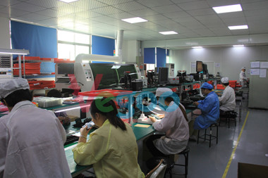 Shenzhen Weigu Electronic Technology Co., Ltd. ligne de production en usine