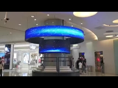 Écran LED flexible incurvé P3 pour bureau intérieur avec méthode de balayage 1/20 S personnalisable