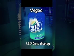 Affichage LED en forme de canette
