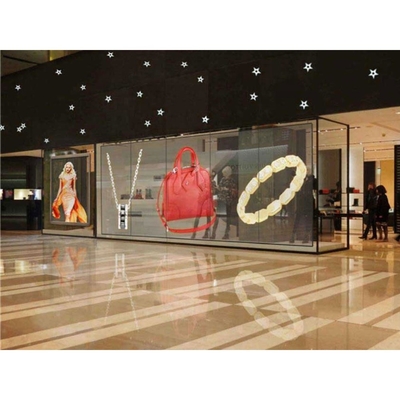 Écran LED transparent personnalisable pour mur de rideau en verre à haute transparence