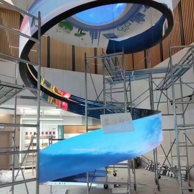 P2.5 écran d'affichage à LED flexible Panneau à LED mince et souple pliable