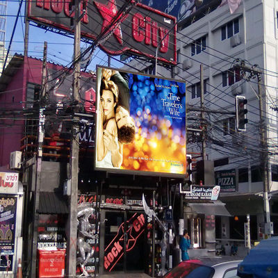 Affichage à LED polychrome extérieur fait sur commande efficace élevé 320mm×160mm de P8mm