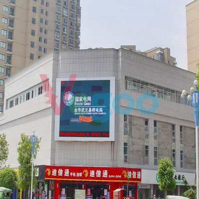 Affichage à LED polychrome extérieur 8500cd/㎡ de 1R1G1B/DIP 546 P16