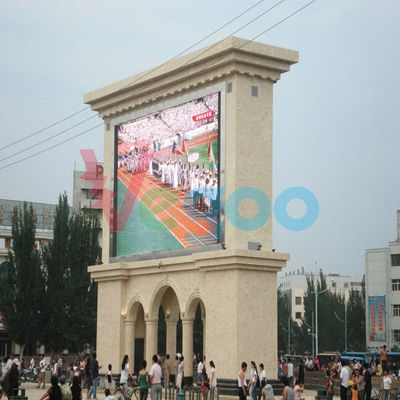 affichage à LED polychrome extérieur imperméable et antipoussière 8500cd/㎡ de P16