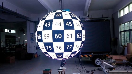 Écran mené d'intérieur de location 4mm de Hd d'affichage à LED De boule de la publicité grand