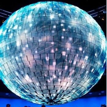 La haute définition P4 flexible SMD incurvée a mené l'écran de publicité mené d'intérieur de boule visuelle pour le musée