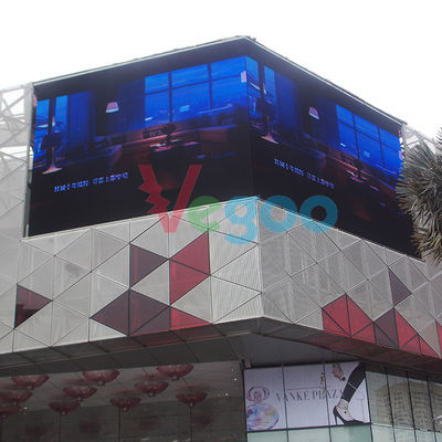L'affichage à LED Polychrome extérieur de la publicité professionnelle P6 a mené le mur visuel