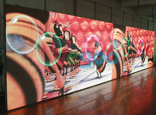 Affichage à LED haute luminosité sans couture P4.8 Full Color Rental 576x576mm Armoire en aluminium