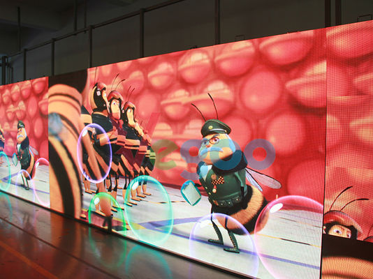 Affichage à LED haute luminosité sans couture P4.8 Full Color Rental 576x576mm Armoire en aluminium