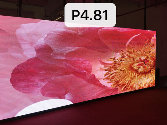 La publicité de P4.81 extérieur a mené le mur visuel mené extérieur 1100cd/㎡ d'écrans de visualisation