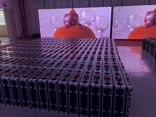 La location a mené l'affichage d'écran pour le mur P4.81 visuel extérieur avec SMD 2121 1100cd/㎡
