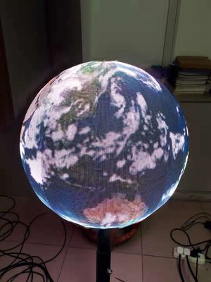 L'OEM a adapté le module aux besoins du client de particulier de diamètre de l'affichage 0.5m de boule de sphère de globe des pantallas P1.9 de LED