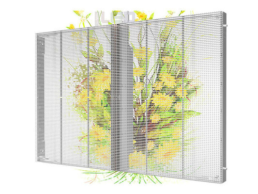 La taille légère mince menée transparente 1000*500mm d'unité de Cabinet d'étalage de fenêtre du mur P3.91-7.8 pèsent le sqm 10kg