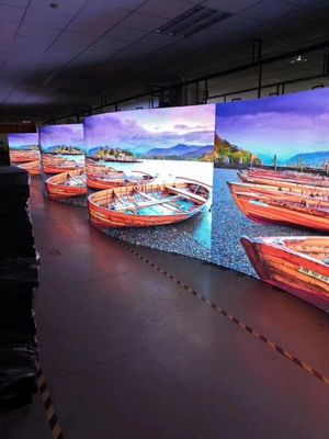 L'affichage à LED de location 4,81 de P3.91 A mené le radian de courbe de divertissement de concerts de Pantallas 15-90 degrés