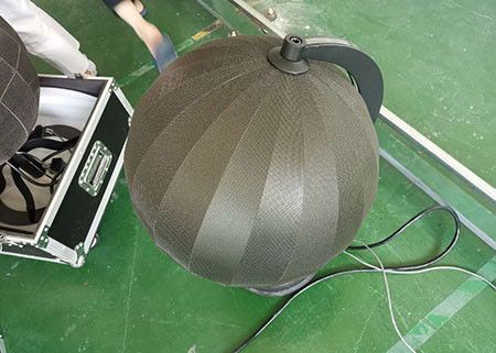 La haute définition polychrome d'intérieur de diamètre du globe 0.5m de LED de l'écran flexible P1.9 RVB SMD de boule