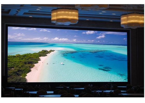 La haute visuelle de mur d'écran polychrome d'intérieur d'affichage à LED de P2 P2.5 P3 P4 la vitesse de régénération