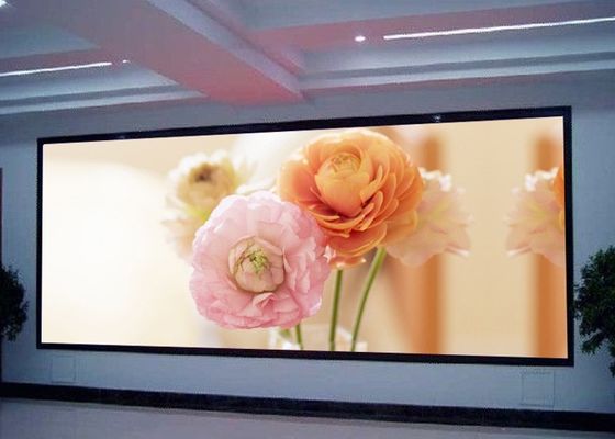 La haute visuelle de mur d'écran polychrome d'intérieur d'affichage à LED de P2 P2.5 P3 P4 la vitesse de régénération