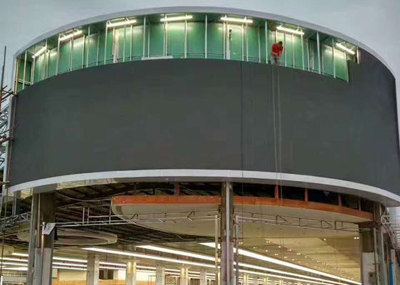 L'intense luminosité P10 PLONGENT l'affichage à LED polychrome extérieur de 7500cd/㎡
