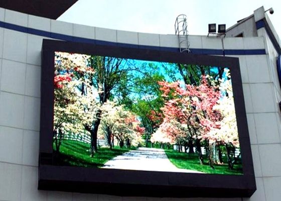 SMD polychrome p10 qu'extérieur a mené des prix d'écran de visualisation a mené le visuel à grand écran pour annoncer l'écran de visualisation