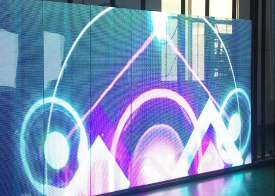Affichage transparent commercial de rideau en HD SMD P3.91 LED