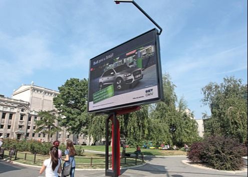 Panneau d'affichage moderne Smd annonçant l'affichage à LED polychrome extérieur de P10