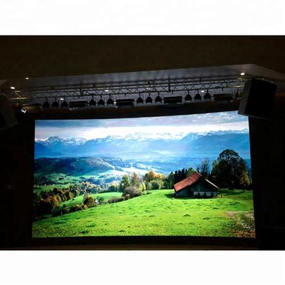 Écran visuel flexible polychrome de rideau en P2 P2.5 P3 P4 P5 LED