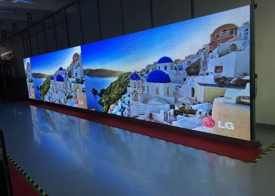 Aluminium visuel mené de location d'intérieur de moulage en matrice de mur d'écran de visualisation P6 de petit lancement de pixel