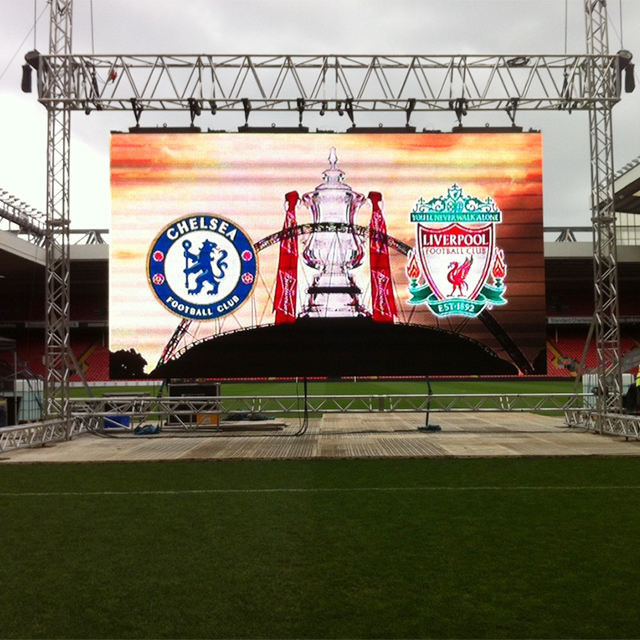 Montage sans couture Pixel Pitch P4.81 Location affichage LED avec armoires en aluminium moulé sous pression de haute précision