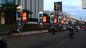 Le montant publicitaire extérieur de station service a mené le Signage de Polonais de totem d'écran de visualisation d'essence fournisseur
